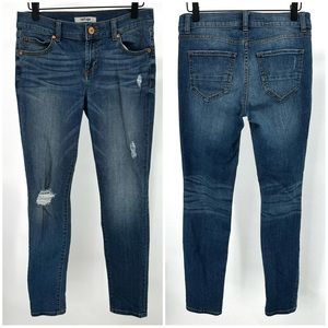 Refuge Stretch Skinny Jeans | Distressed Denim Jeans Size 6
